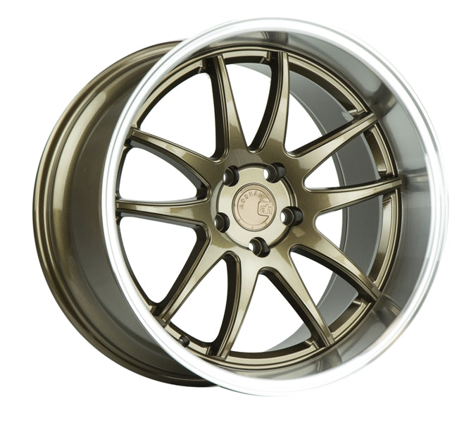 Stunning Aodhan DS02 19x11 Bronze Wheels with Machined Lip - Grab Yours Now!