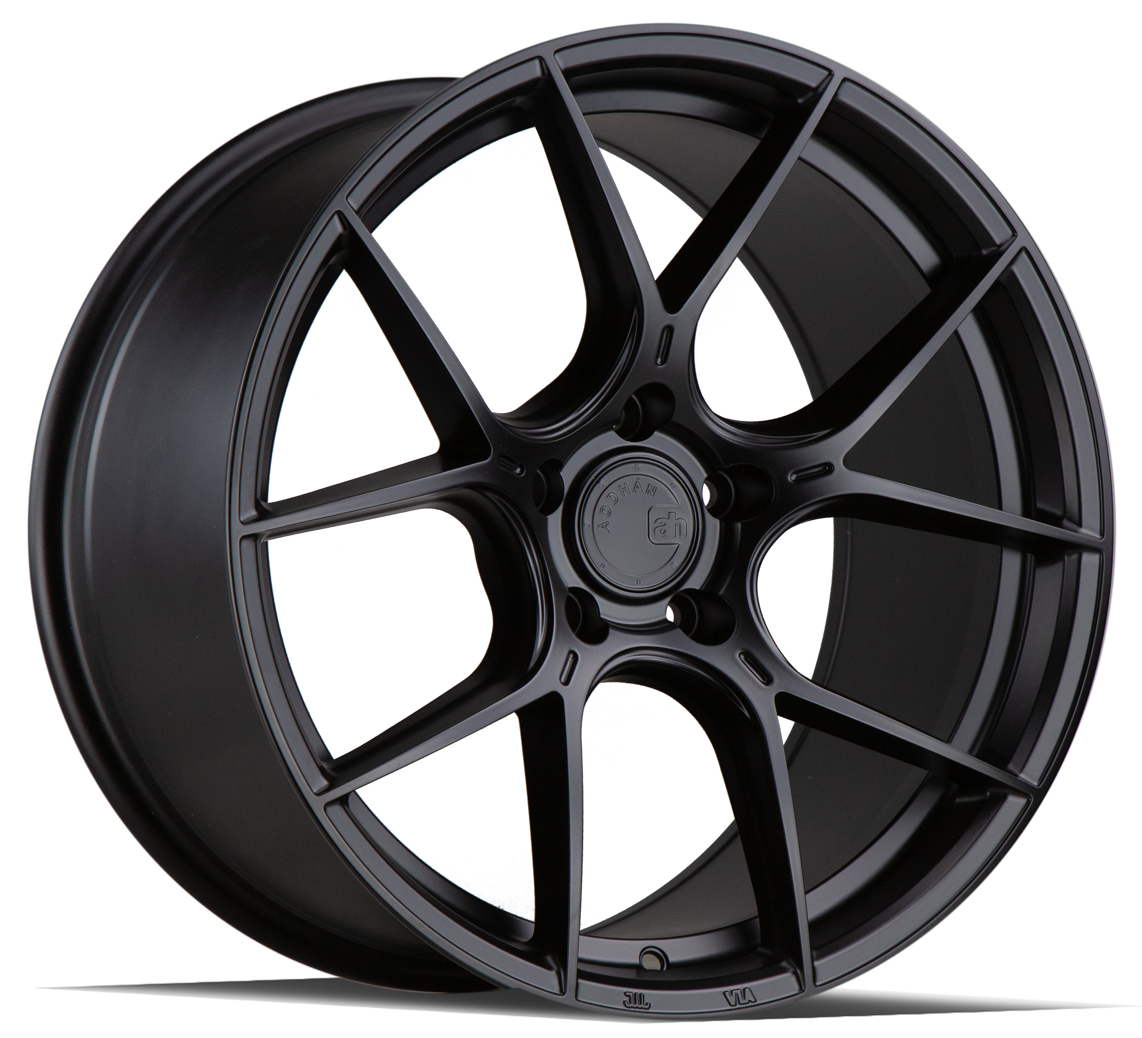 Aodhan AH-11 Wheels: 19x8.5, 5x120, +35 Offset, 72.6 Center Bore, Matte Black - A Must-Have!