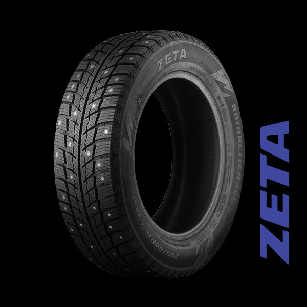 ZETA ANTARCTICA ICE Studded Tires - 195/65R15 95T XL for Winter Adventures