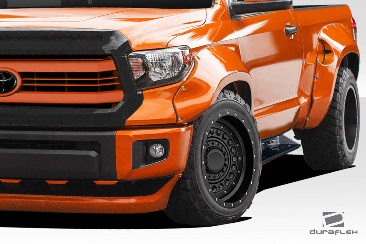 Revitalize Your 2014 - 2021 Toyota Tundra with Duraflex Circuit Front Fender Flares - 2 Piece Set