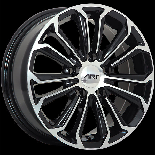 ART Replica REPLICA 95 Gloss Black - Machined Face Wheels: Stunning 15x6.0, 5x100, ET40!