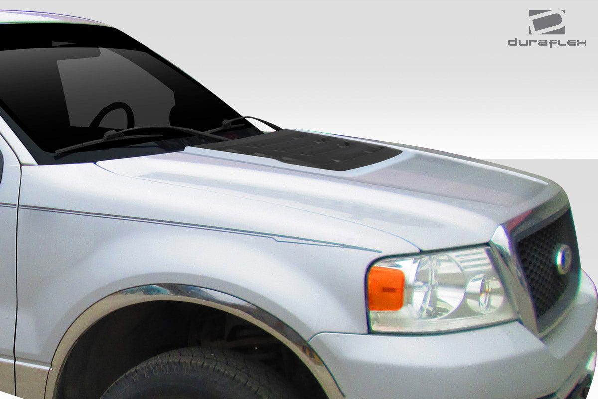Get the Aggressive Raptor Look! 2004 - 2008 Ford F - 150 Duraflex One - Piece Hood