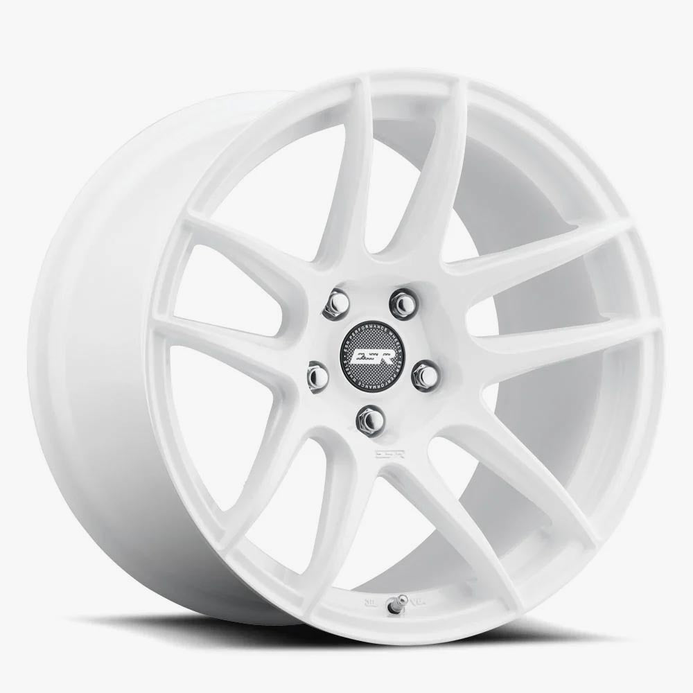 ESR CS8 Gloss White Wheels - 18x10.5, 5x120 (Custom Drill), ET15 - Stunning Customization!