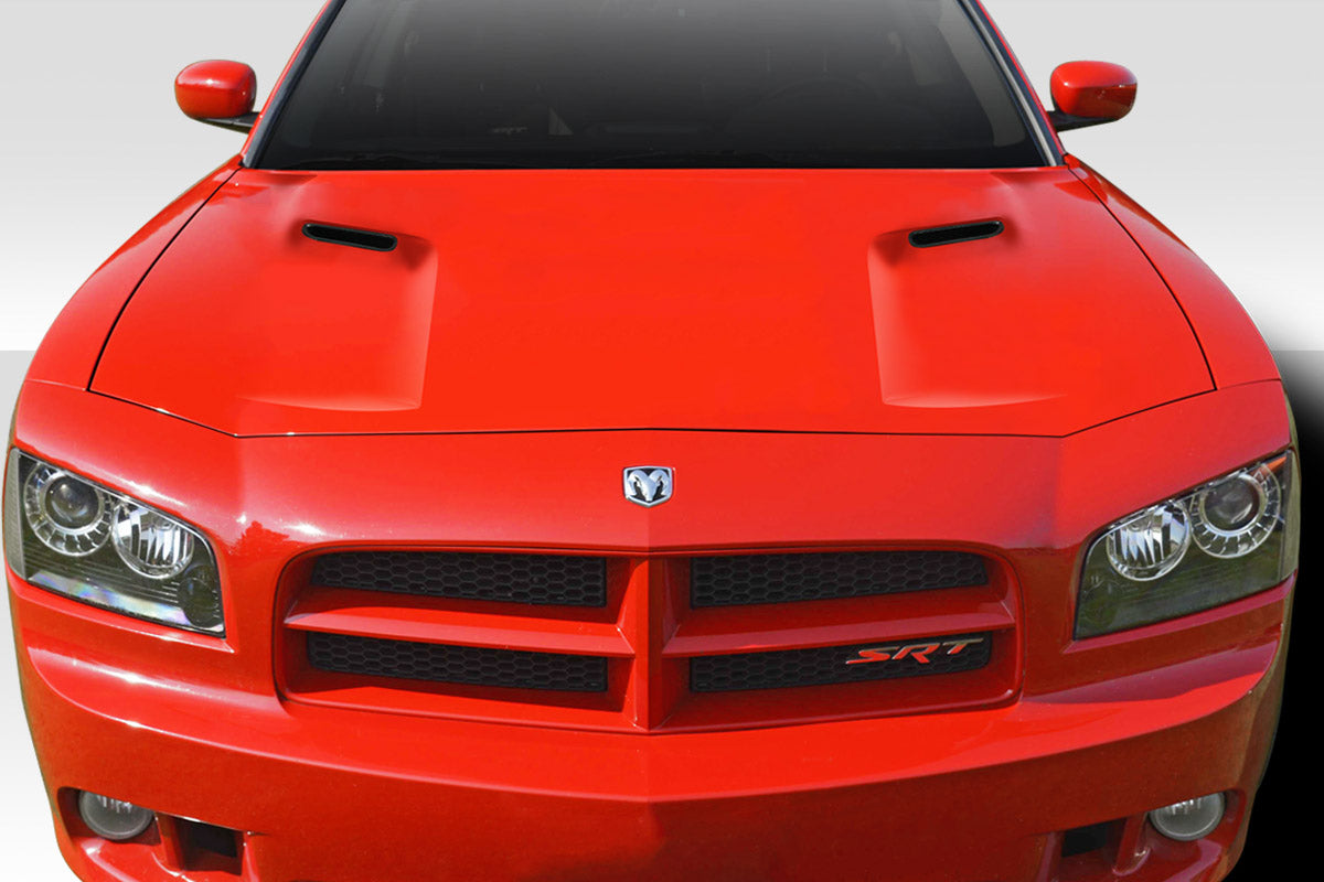 Unleash Your 2006 - 2010 Dodge Charger's Potential with Duraflex SRT2 Look 1 - Piece Hood