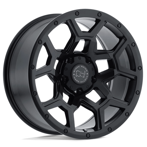 Black Rhino OVERLAND 17X9.5 6X139.7 ET6 112.1 Matte Black - The Ultimate Off - Road Wheels