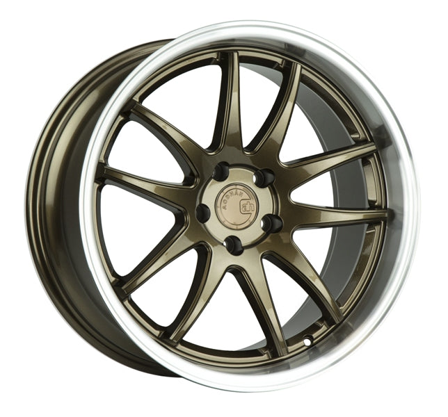 Aodhan DS02 Wheels: Stunning 19x9.5 Bronze with Machined Lip - Grab Yours Now!