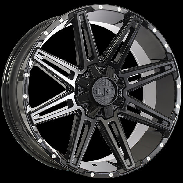 Ruffino HARD PHANTOM Gloss Black Wheels - 22x9.5, Stunning Design!