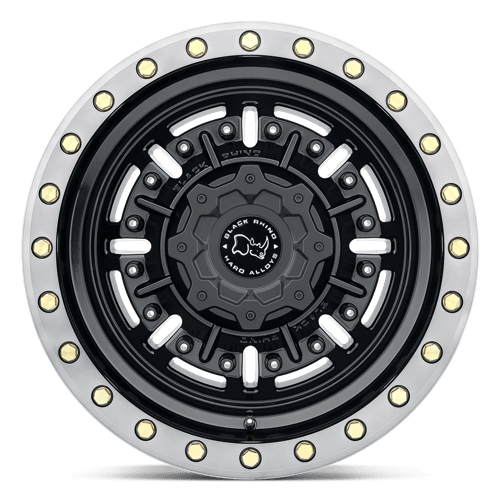 Stunning Black Rhino ABRAMS Wheels - Gloss Gun Black with Machined Dark Tint