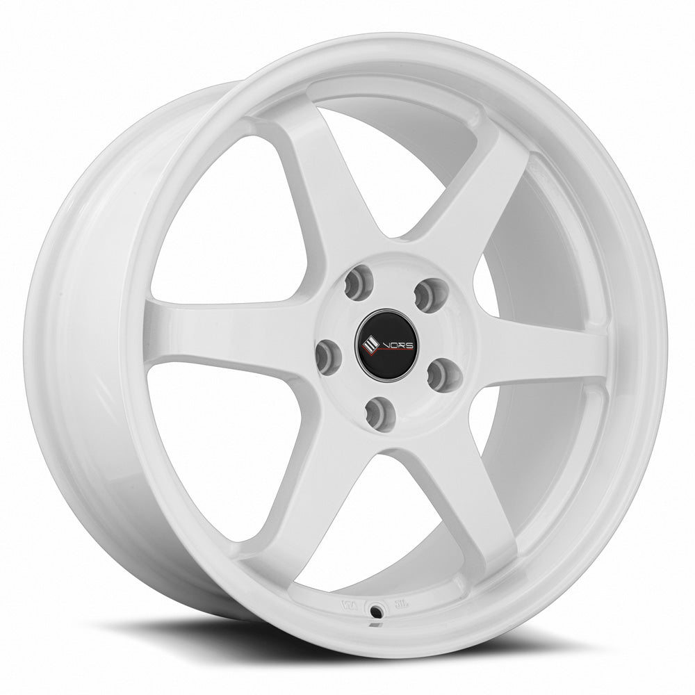 Vors TR37 17x8 5x114.3 ET35 73.1 Stunning White Wheels