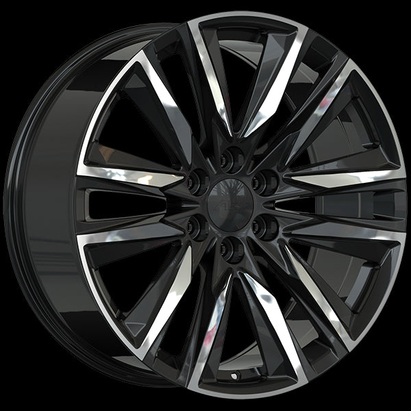 ART Replica REPLICA 354 - Stunning 22x9.0 Gloss Black Wheels with Machined Face DURACOAT