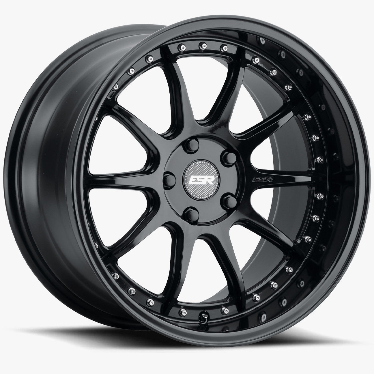 ESR CS12 Gloss Black Wheels - 19x8.5 5x114.3 ET30 - A Stunning Upgrade!