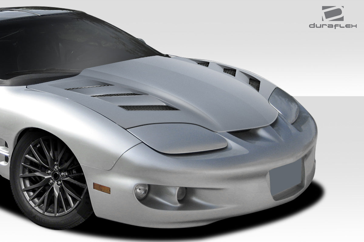 Get Your 1998 - 2002 Pontiac Firebird / Trans Am the Stunning Duraflex AM - S One - Piece Hood Now!
