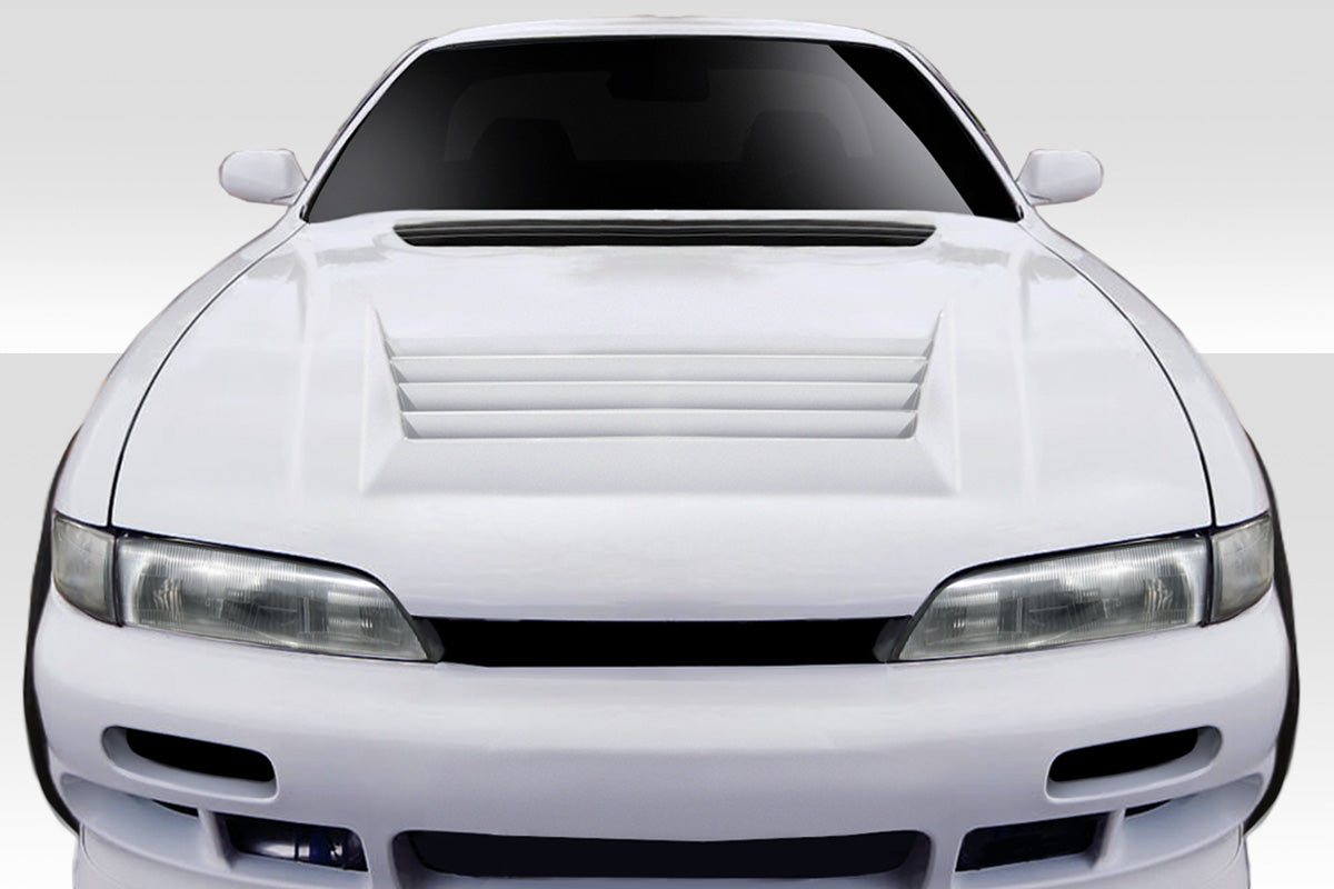 Upgrade Your 1995 - 1996 Nissan 240SX S14 with Duraflex D - Spec One - Piece Hood!