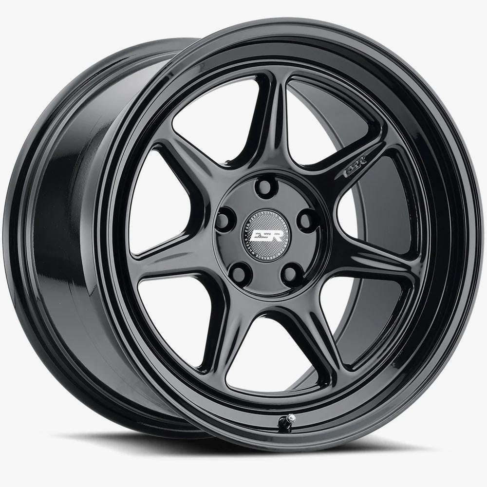 ESR CR7 18x10.5 5x120.6 (Custom Drill) ET15 Gloss Black - Stunning Wheels for Your Ride