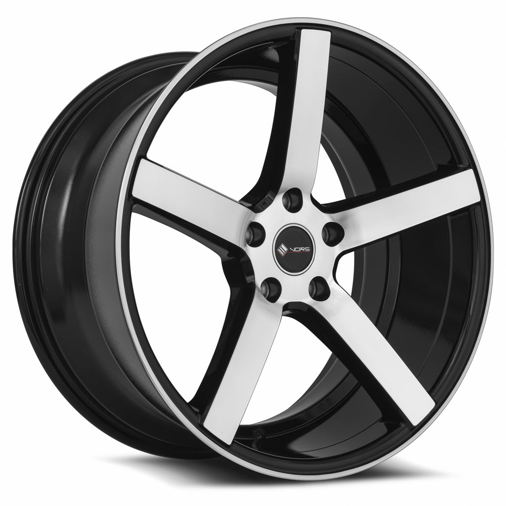 Vors TR5 20x9.5 5x115 Custom Drill ET35 73.1 - Stunning Black Machined Face Wheels