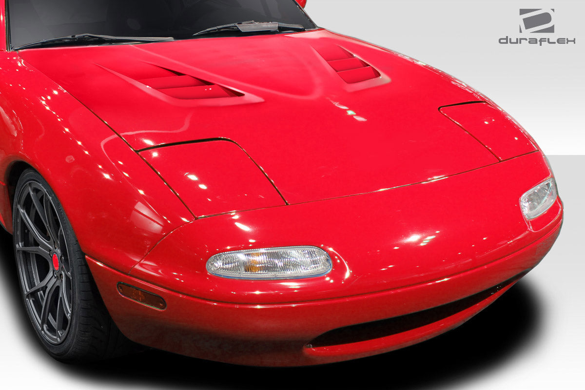 1990 - 1997 Mazda Miata Duraflex Venom Hood - One Piece: Enhance Your Ride Now!