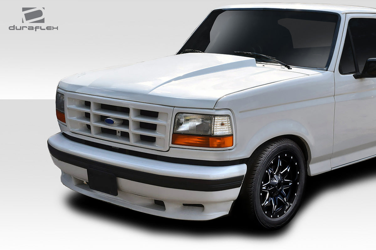 1992 - 1996 Ford F - 150 / Bronco Duraflex Cowl Hood - 1 Piece: Upgrade Your Ride Now!