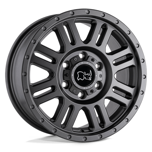 Black Rhino YELLOWSTONE 17X8 6X130 ET38 84.1 Matte Gunmetal - A Stunning Upgrade for Your Ride!
