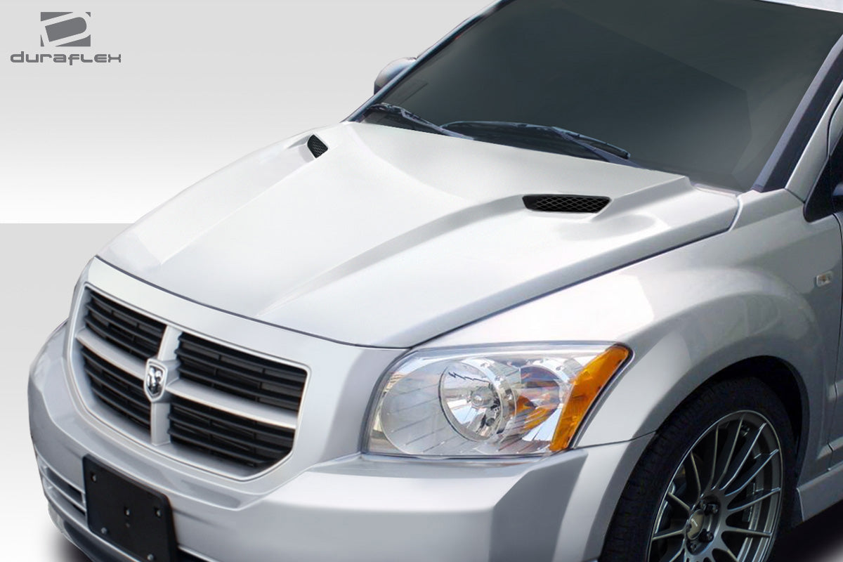 Revamp Your 2007 - 2012 Dodge Caliber with Duraflex Challenger One - Piece Hood!