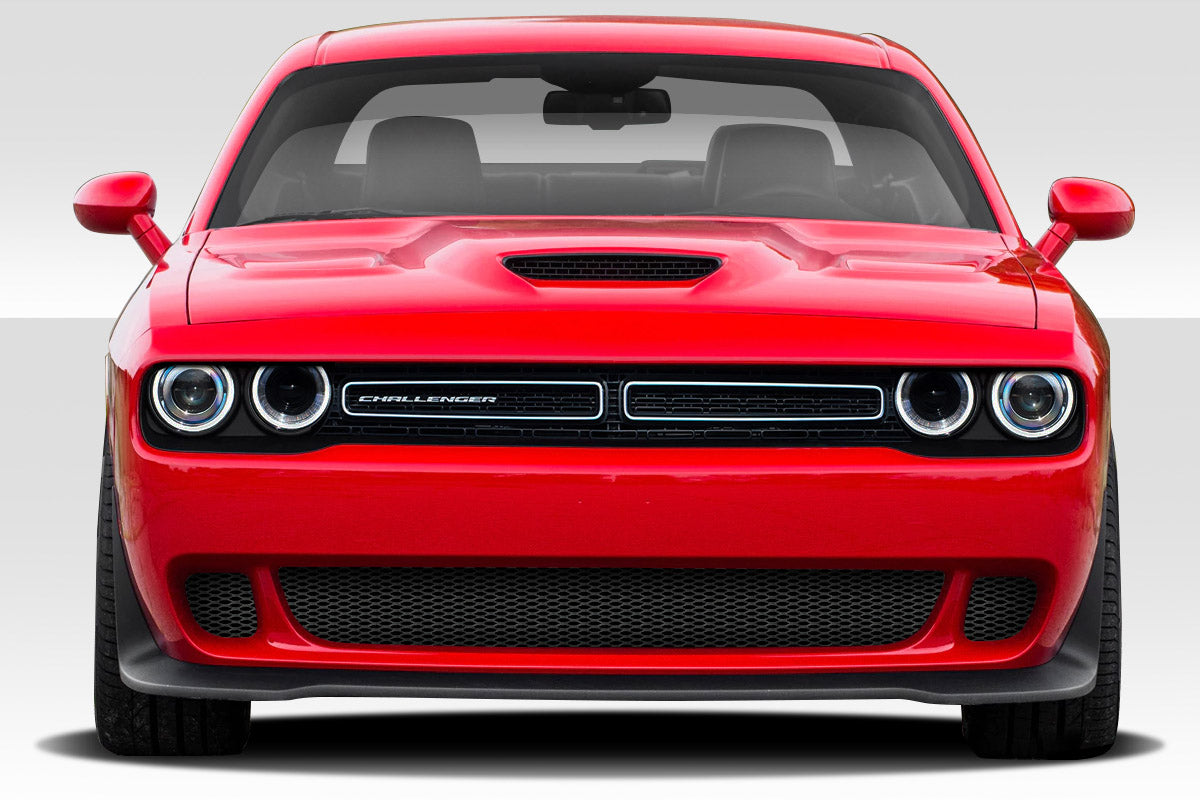 Get the Stunning 2008 - 2023 Dodge Challenger Duraflex Hellcat Look 1 - Piece Front Lip Now!