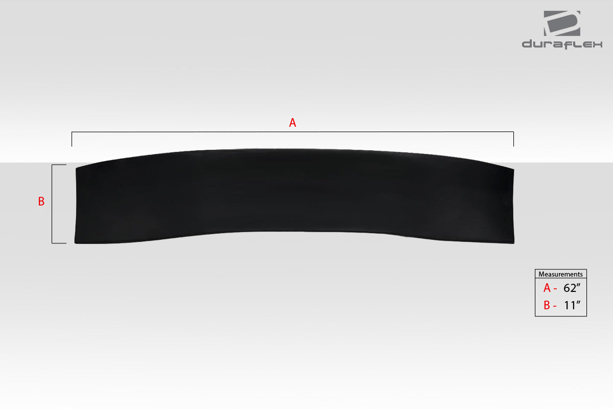 Universal 62' Duraflex VRX V1 Tall Wing Kit: The Ultimate 9-Piece Upgrade!