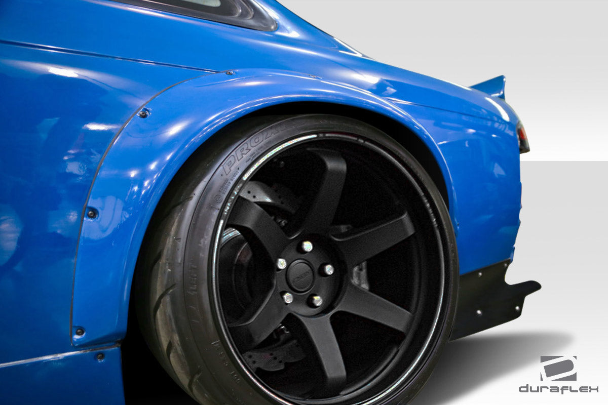 Unleash Style! 1995 - 1998 Nissan 240SX S14 Duraflex RBS V2 Wide Body Rear Fender Flares - 2 Piece Set