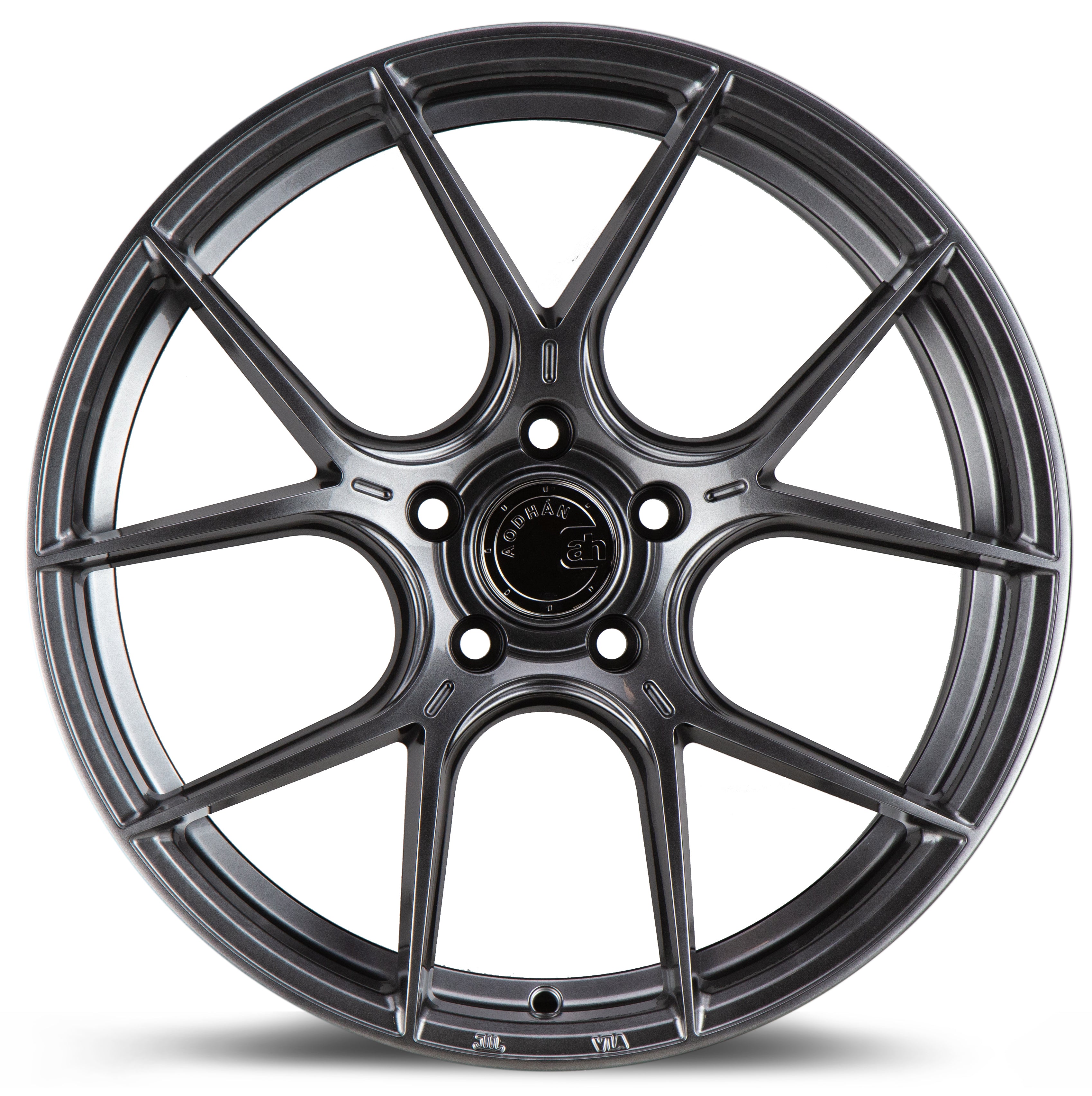 Aodhan AH-11 Wheels - 19x8.5, 5x112, +35 Offset, 73.1 Center Bore, Hyper Black - Upgrade Your Ride Now!