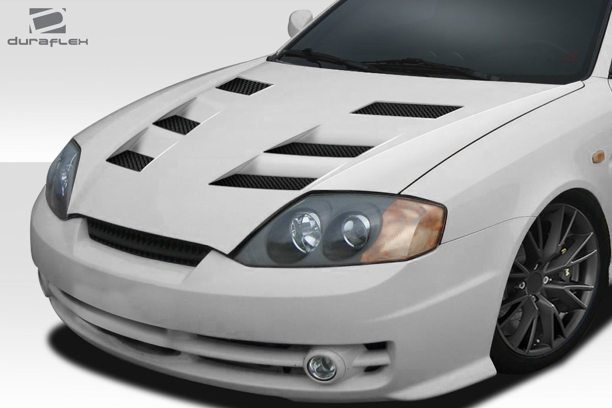 Upgrade Your 2003 - 2006 Hyundai Tiburon with Duraflex AM - S One - Piece Hood!