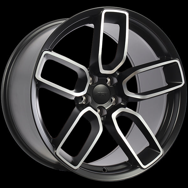 ART Replica REPLICA 348 Wheels - Stunning 20x11.0, 5x115, ET20, 71.5 Satin Black with Machined Face