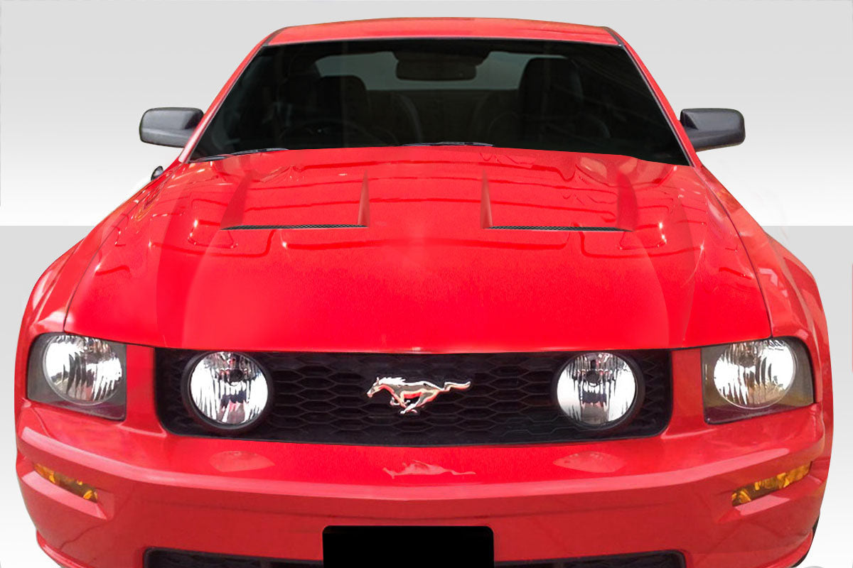 Unleash the Beast: 2005 - 2009 Ford Mustang Duraflex CVX One - Piece Hood