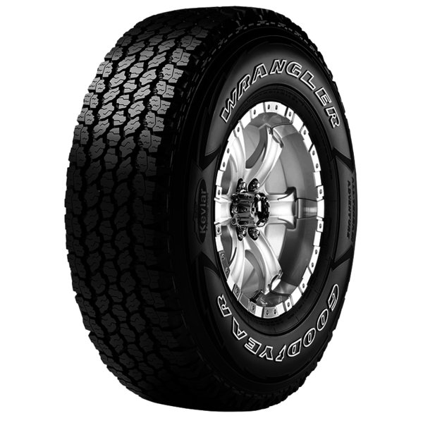 Goodyear WRANGLER ALL-TERRAIN ADVENTURE LT245/75R16 - Conquer Any Terrain!