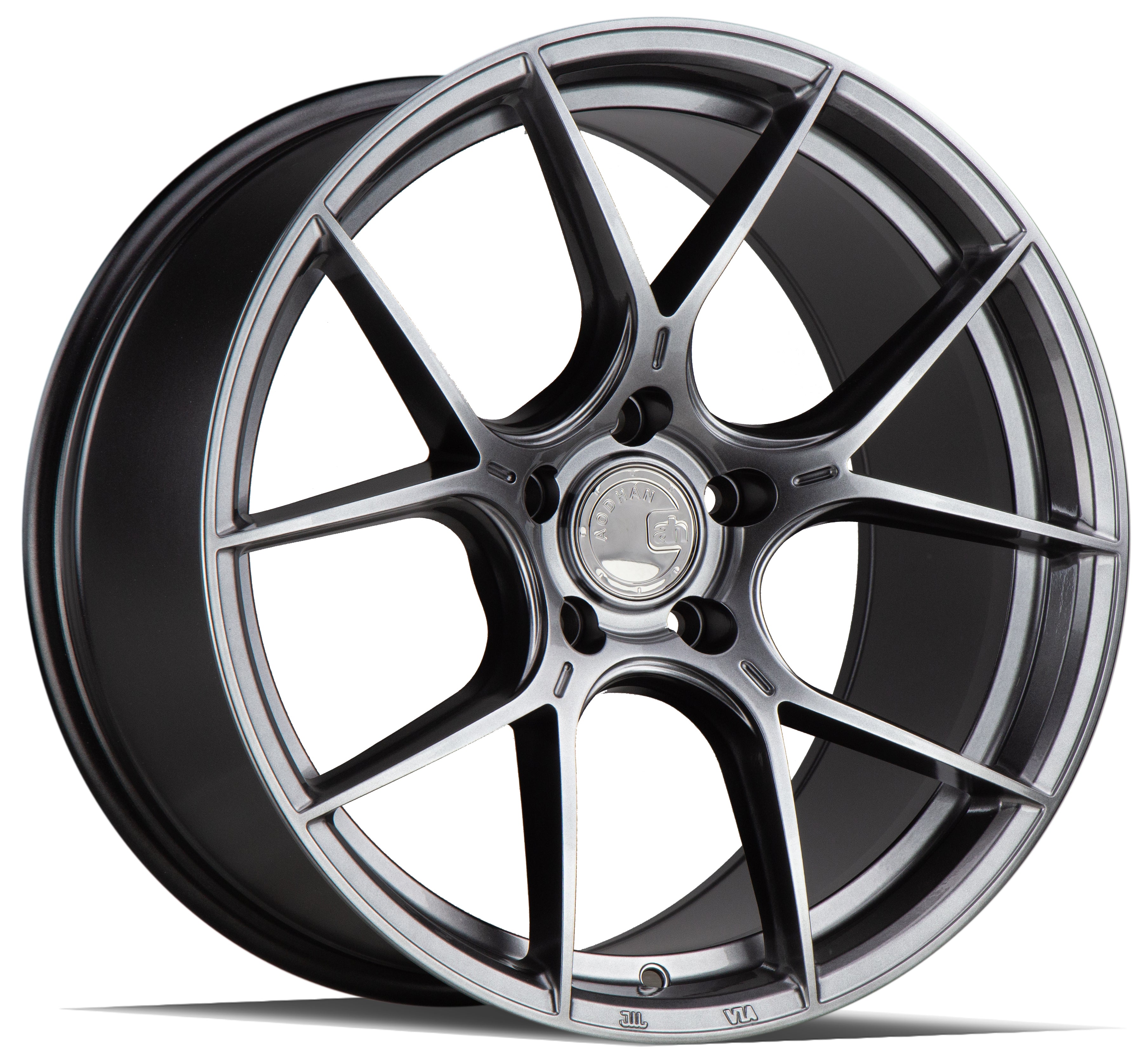 Aodhan AH-11 Wheels - 19x8.5, 5x112, +35 Offset, 73.1 Center Bore, Hyper Black - Upgrade Your Ride Now!