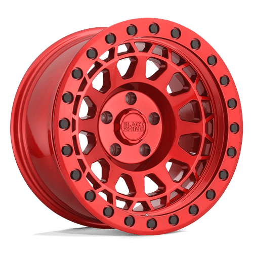 Black Rhino PRIMM Wheels - Stunning Candy Red with Black Bolts, 17X9 5X114.3 ET-18 71.5