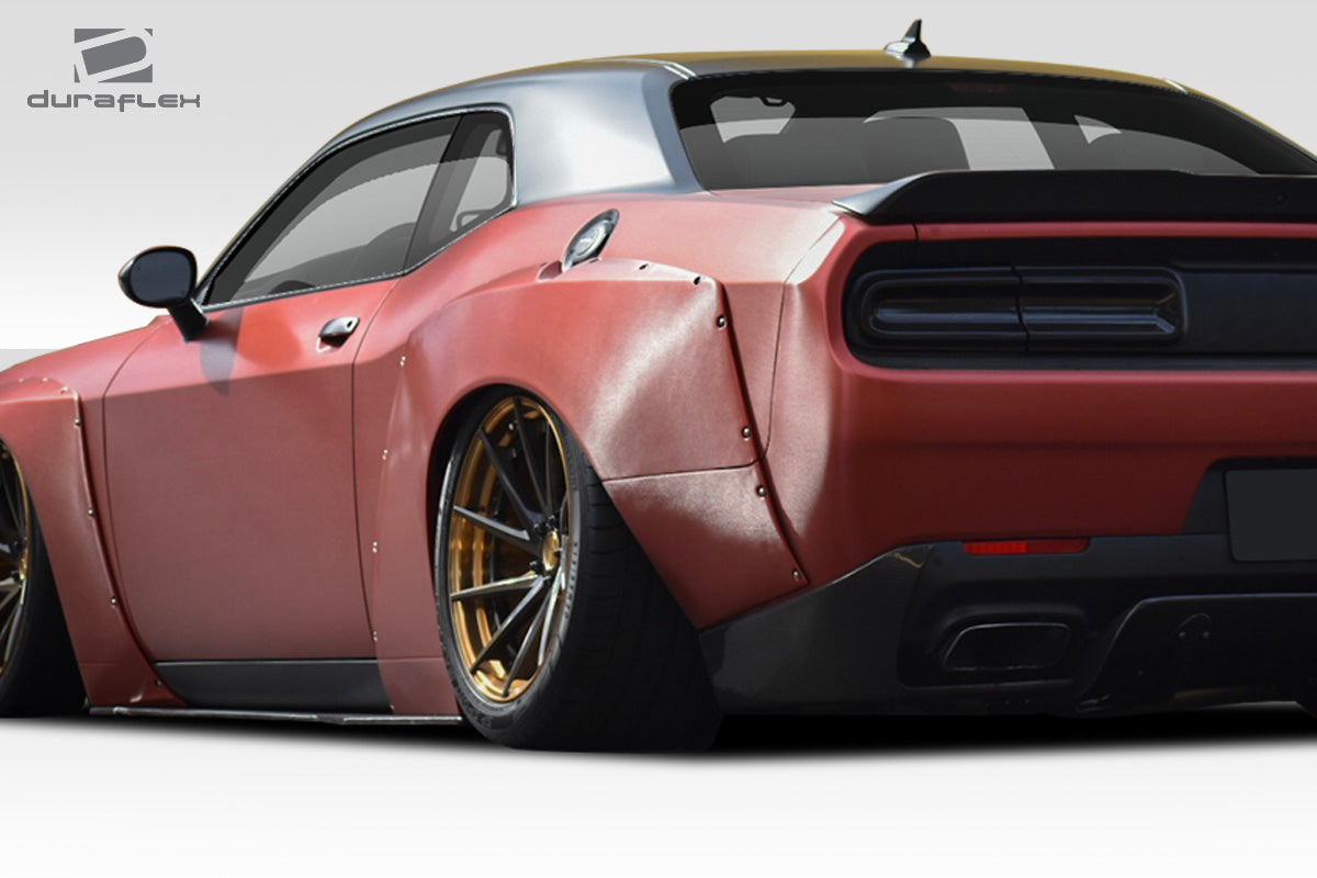 Upgrade Your 2008 - 2023 Dodge Challenger with Duraflex Circuit Rear Fenders - 4 Piece Set!