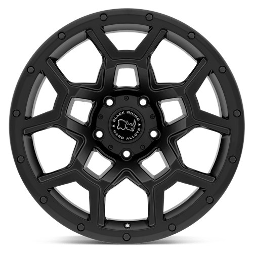 Black Rhino OVERLAND 17X9.5 6X139.7 ET6 112.1 Matte Black - The Ultimate Off - Road Wheels