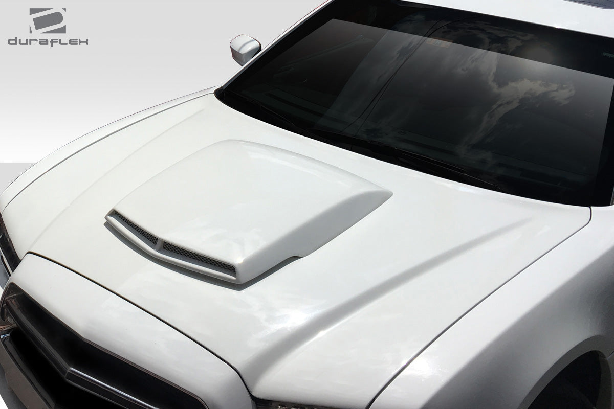 Unleash the Beast: 2011 - 2014 Dodge Charger Duraflex TA Look One - Piece Hood