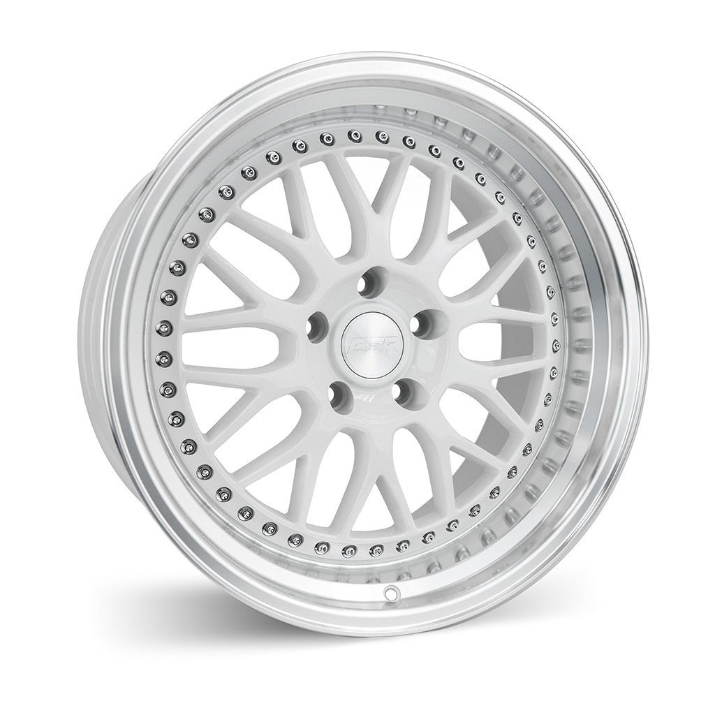 ESR SR01 19x10.5 5x114.3 ET22 Gloss White / Machined Lip - Stunning Wheels for Your Ride