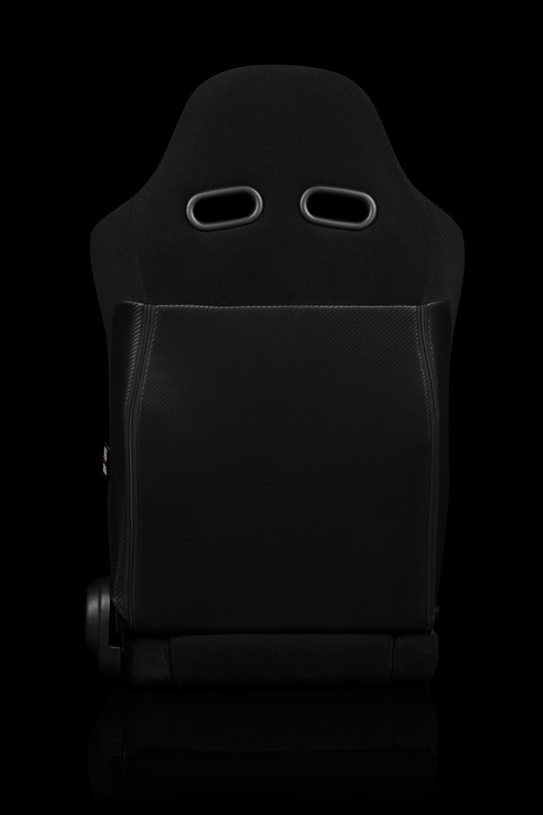 Braum Advan Series Sport Seats - Pair of Black Jacquard with Black Alcantara Insert