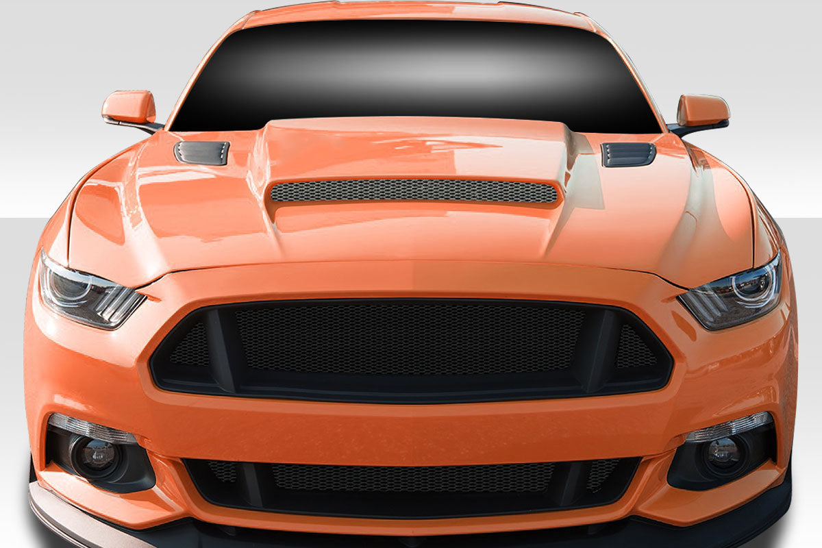 Unleash Your 2015 - 2017 Ford Mustang's Potential with Duraflex CVX V2 One - Piece Hood