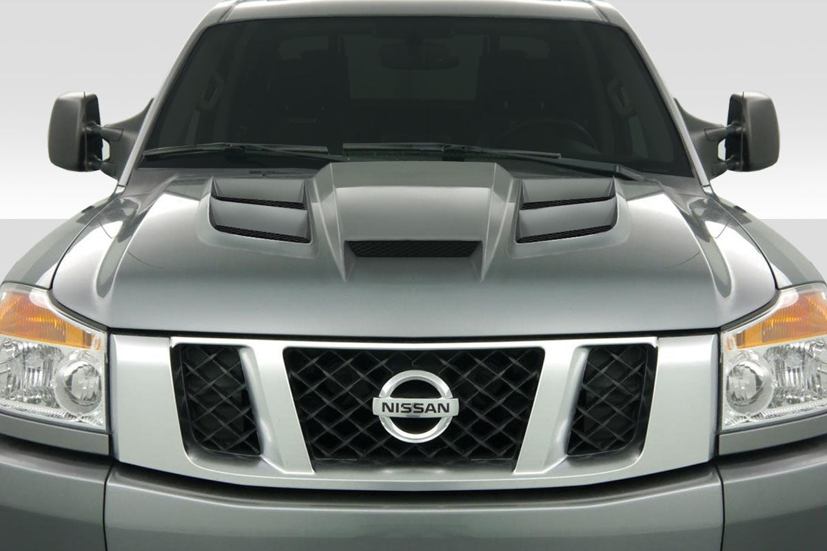 Revamp Your 2004 - 2015 Nissan Titan / Armada with Duraflex Viper Look 1 - Piece Hood