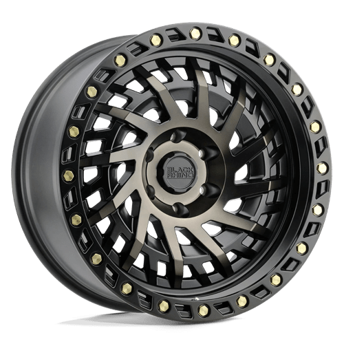 Black Rhino SHREDDER Wheels - 17X9, Matte Black with Machined Dark Tint! 