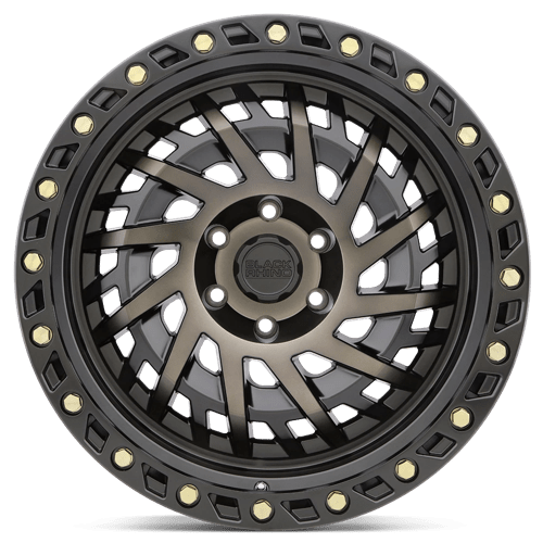 Black Rhino SHREDDER Wheels - 17X9, Matte Black with Machined Dark Tint!
