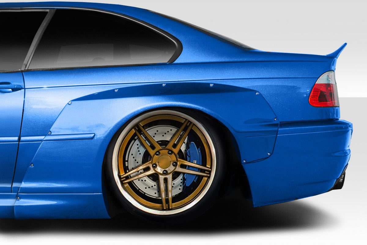Unleash the Beast: 2001 - 2006 BMW M3 E46 Duraflex Circuit Rear Fender Flares (2 Piece Set)