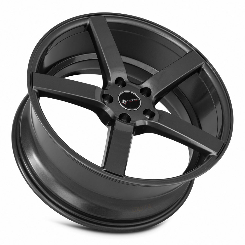 Vors TR5 All Gun Metal Graphite Wheels - 20x8.5, 5x120 (Custom Drill), ET35 73.1 - Must-Have!