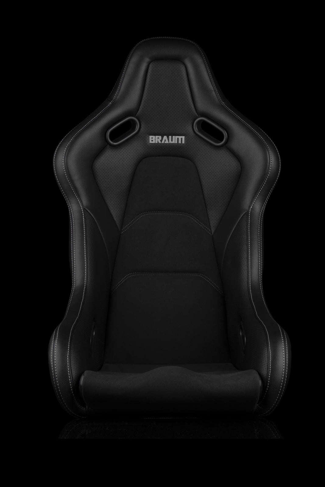 Braum Falcon-S Composite FRP Bucket Seat with White Stitching - Get Yours Now!