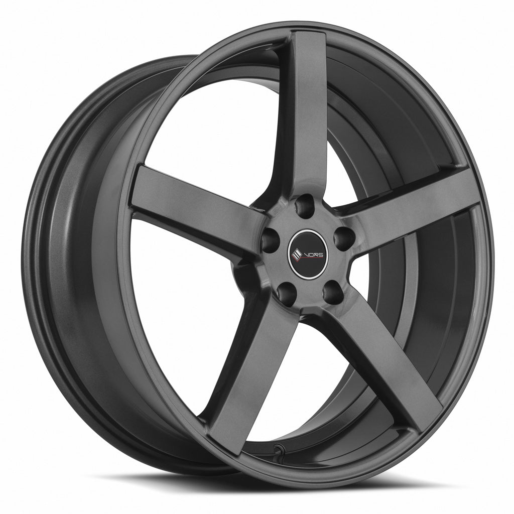 Vors TR5 All Gun Metal Graphite Wheels - 20x8.5, 5x120 (Custom Drill), ET35 73.1 - Must-Have!