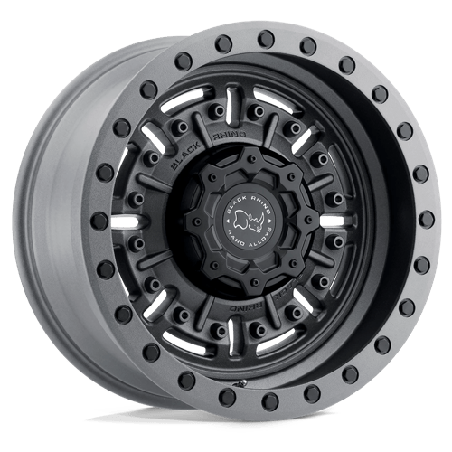 Black Rhino ABRAMS - Stunning 20X9.5 Textured Matte Gunmetal Wheels
