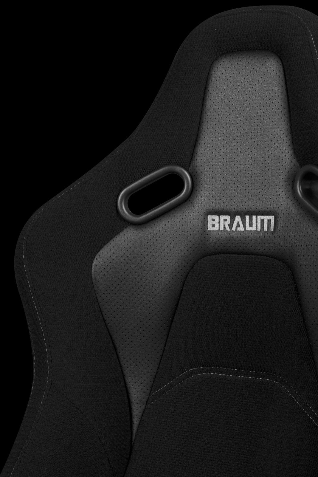 Braum Falcon-S Composite FRP Reclining Seats - Black Jacquard (Pair) - Elevate Your Ride!