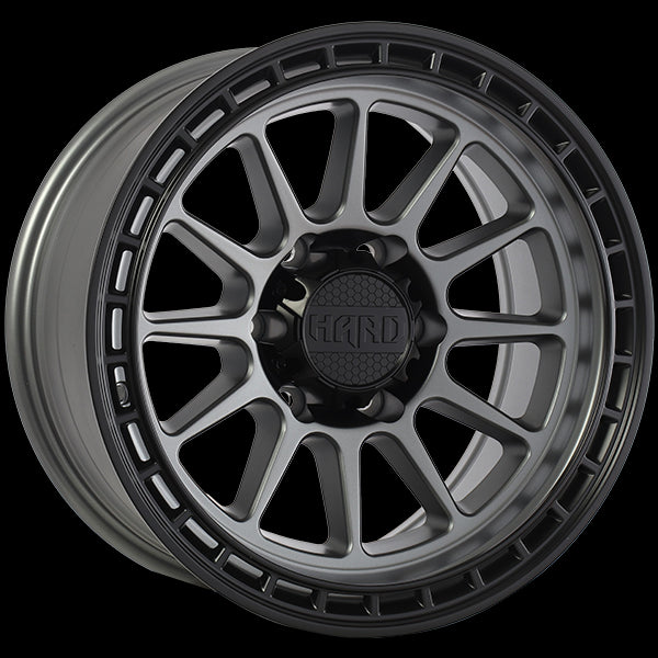 Ruffino HARD MOJAVE Wheels - Stunning Satin Grey with Black Lip!