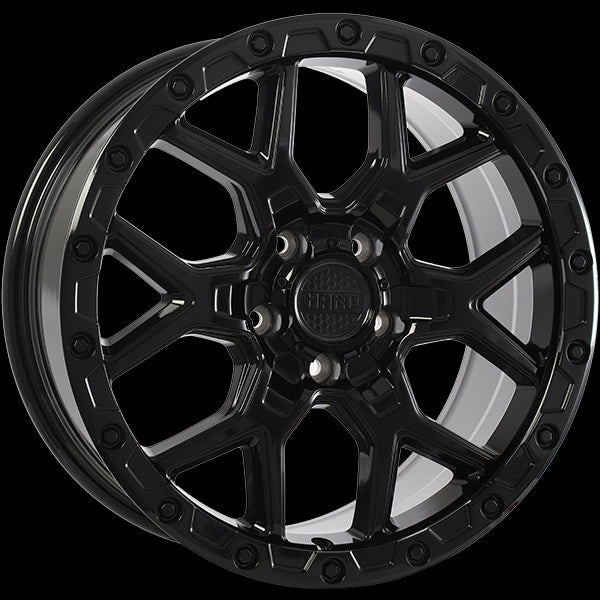 Stunning ART Replica GRIP 18x8.0 5x120 ET45 64.1 Gloss Black Wheels